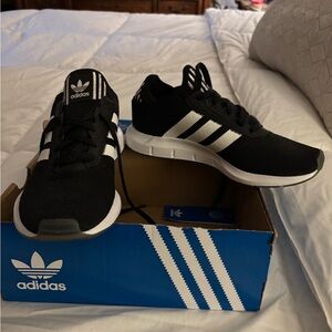 Adidas Black and White Sneakers NWOT